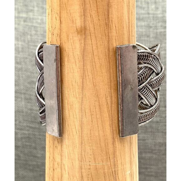 Bracelet Howlite Jaguar Panther Cuff Southwestern - Picture 3 of 11